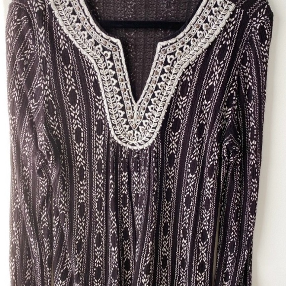 Lucky Brand Tops - Lucky Brand Boho Knit Tunic Top | Size L